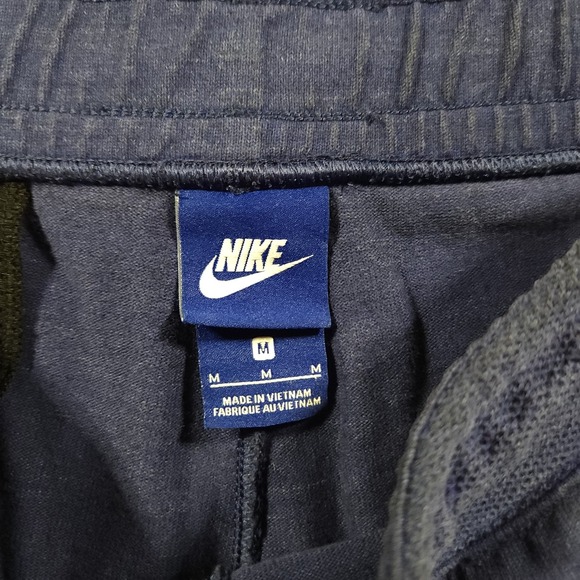 Nike Advance 15 Knit Short Mens M Binary Blue Heather & White Sweat Gym Workout - Picture 2 of 8